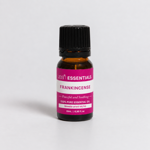 Frankincense Essential Oil 10mL bottle, front view