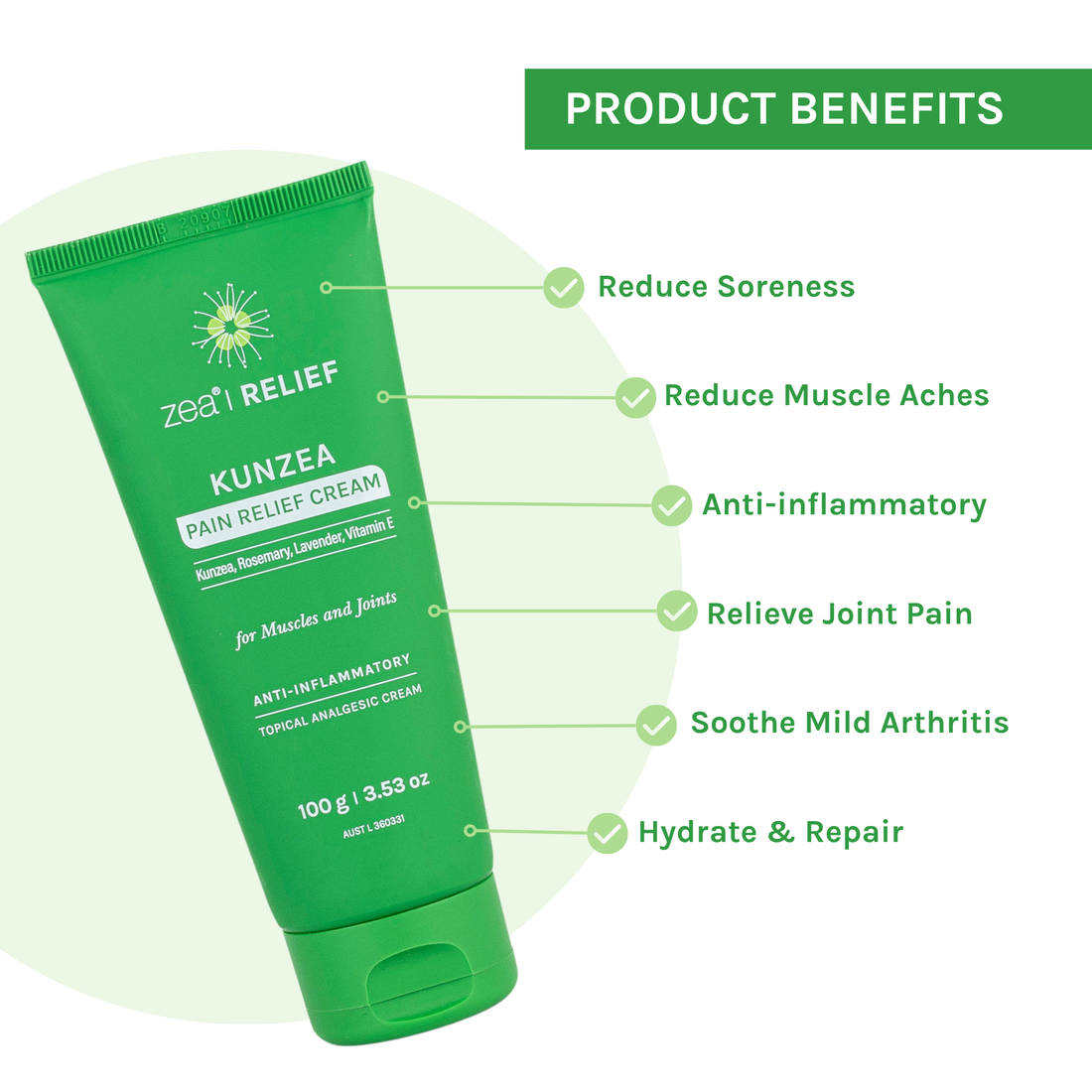 Kunzea Pain Relief Cream