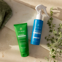 Relief + Recovery Duo, styled product photograph