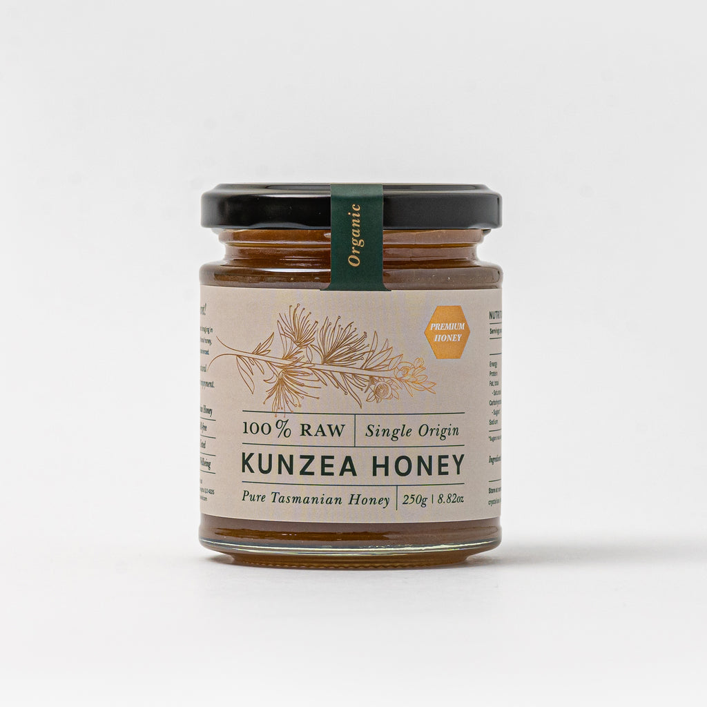 Kunzea Honey - 100% Raw Tasmanian Honey - NE Tasmania / Single
